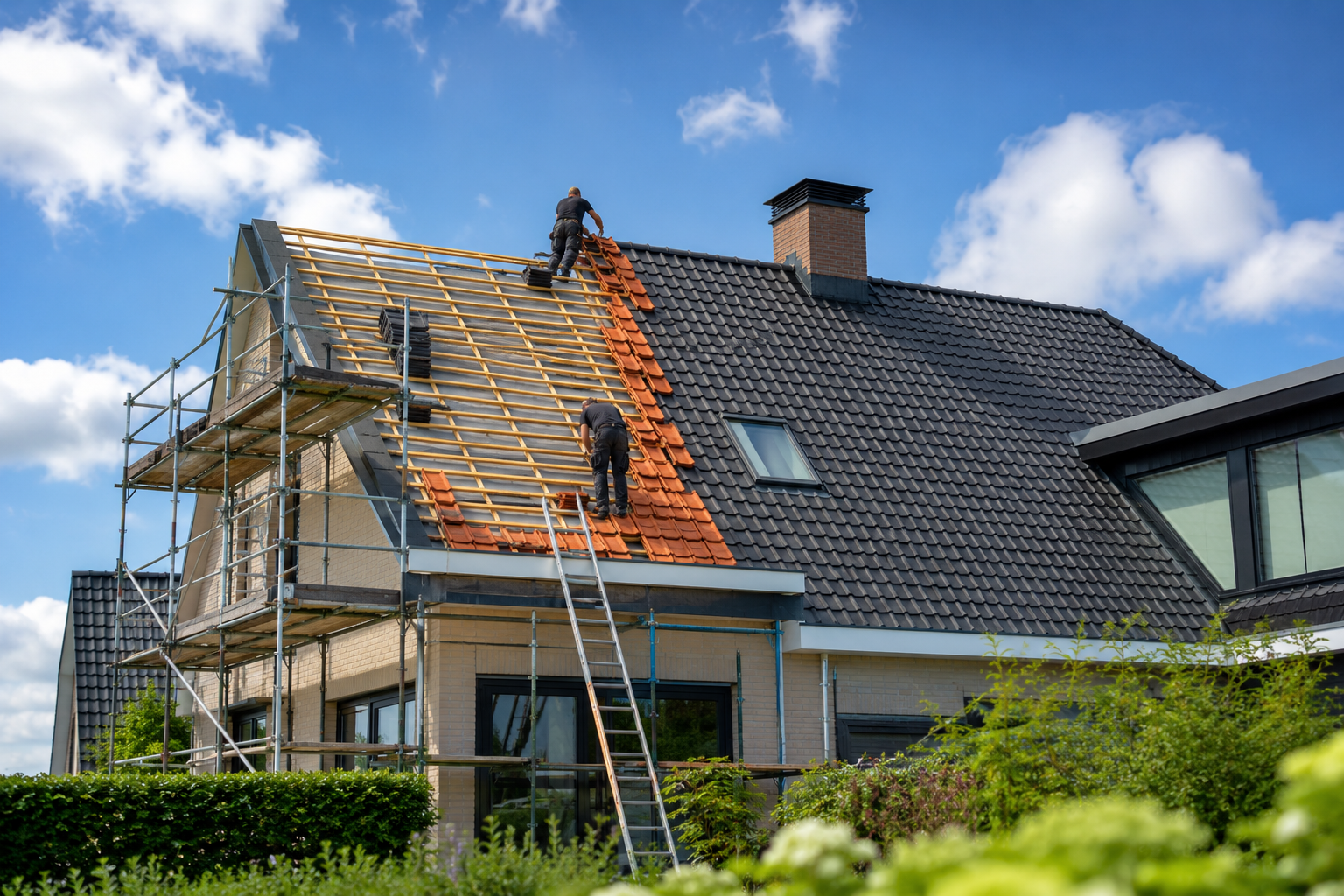 Professionele renovatie van een Nederlands pannendak