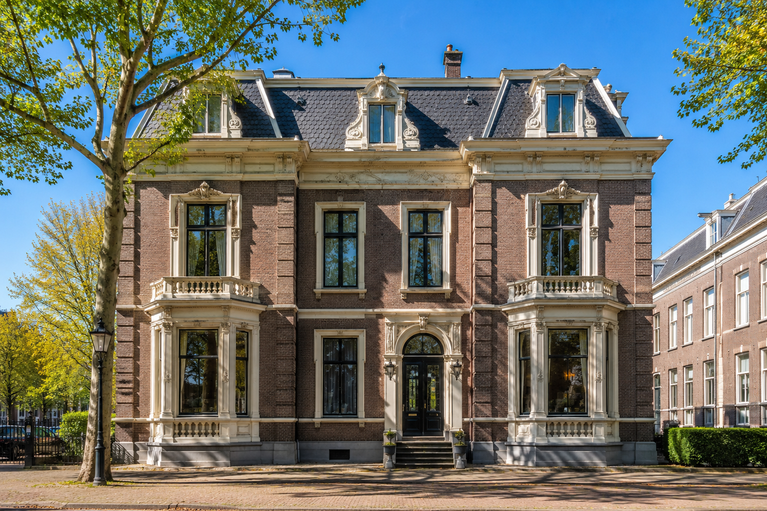 Woning met mansardedak
