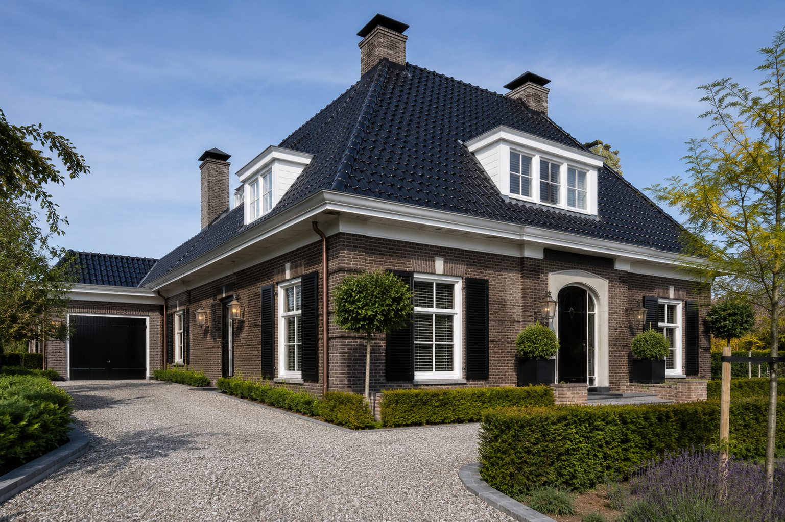 Woning met schilddak