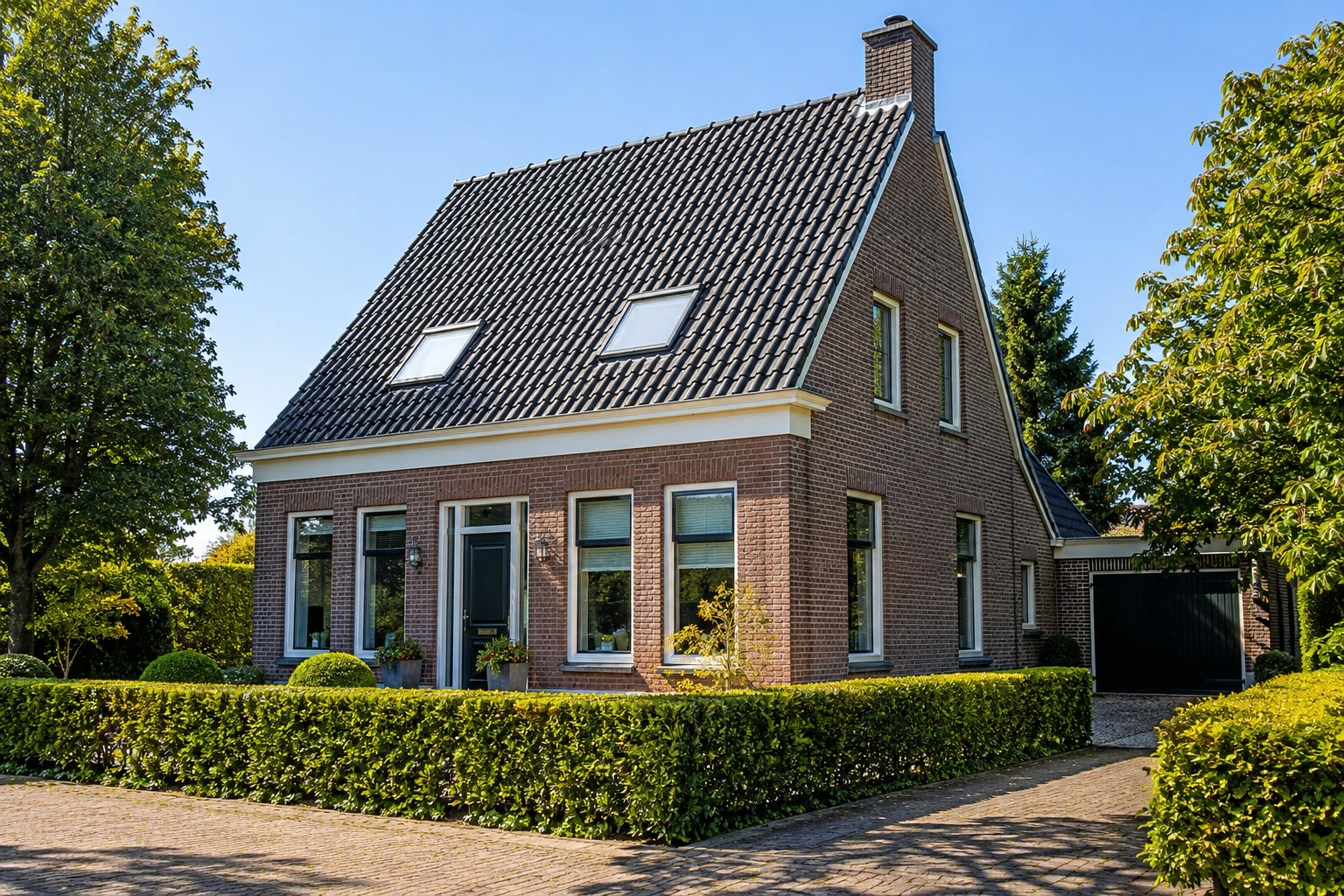 Woning met zadeldak